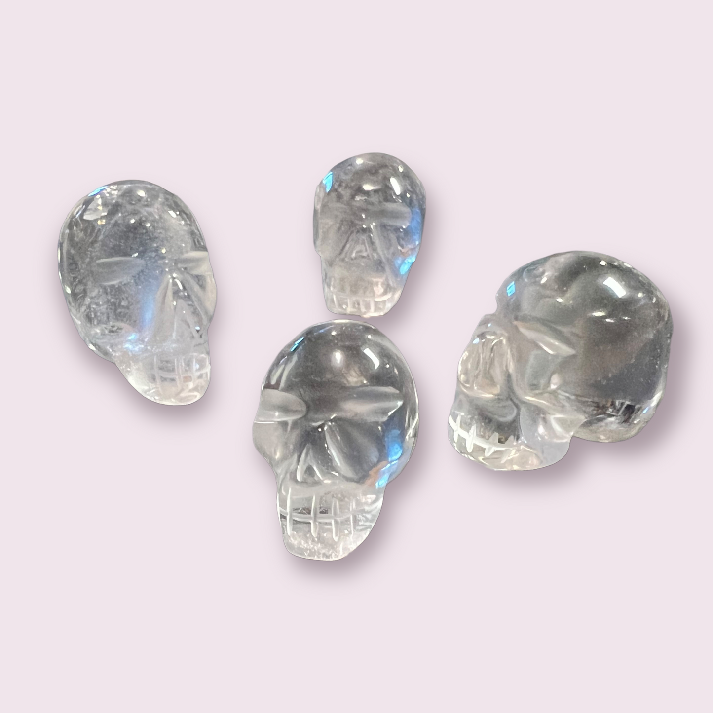 Clear Quartz Mini Skulls | 25-30mm | Brazil | 5 Pack