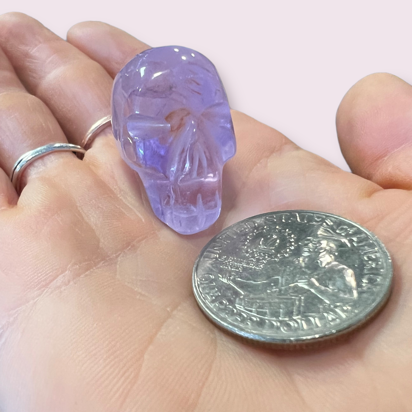 Amethyst Mini Skull 25-30mm