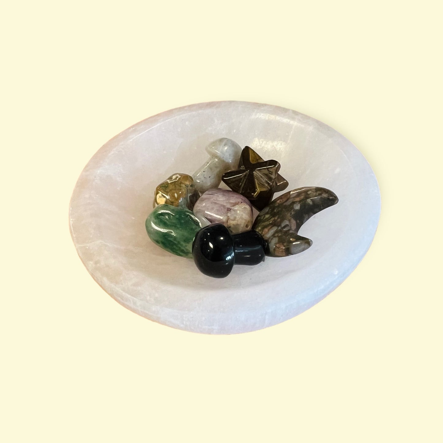 Selenite Dish - Round