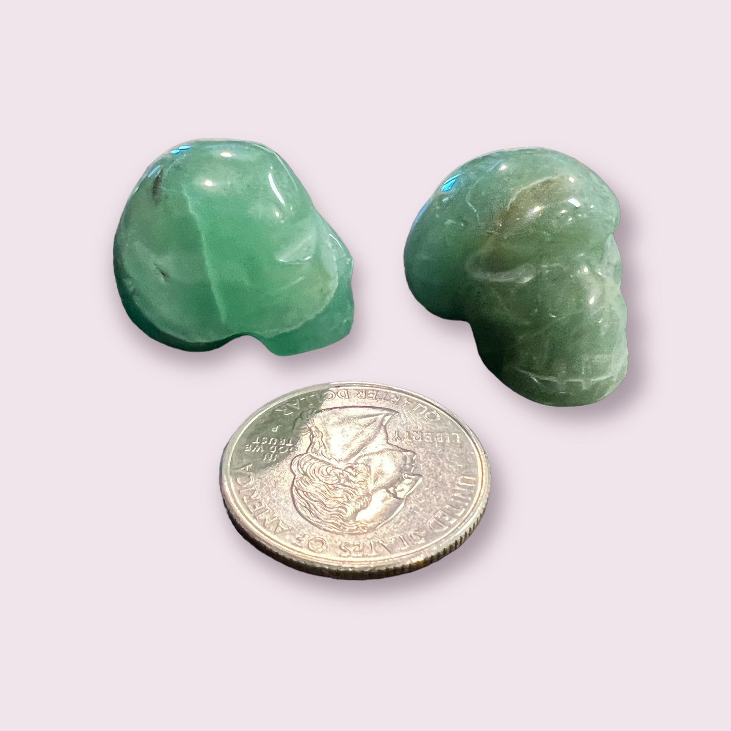 Green Aventurine Mini Skull 25-30mm