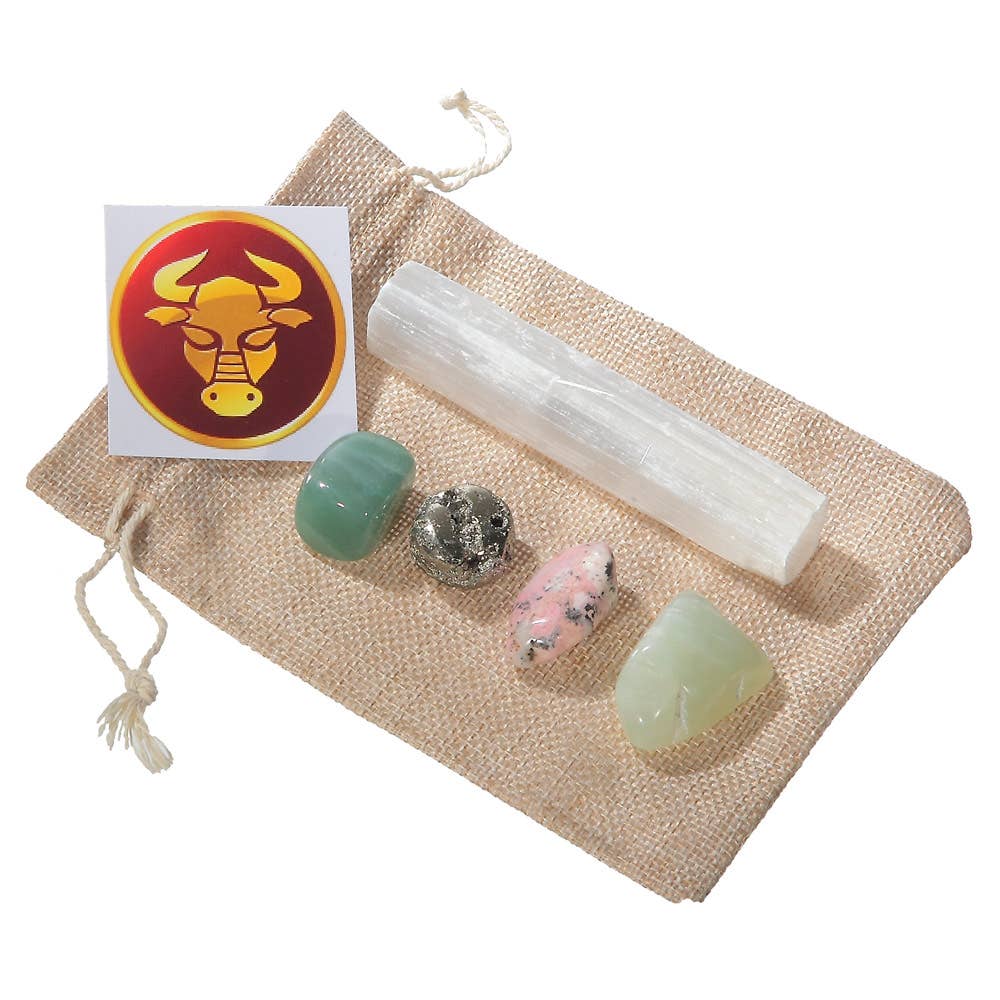 Taurus Sun Sign Crystal Pack