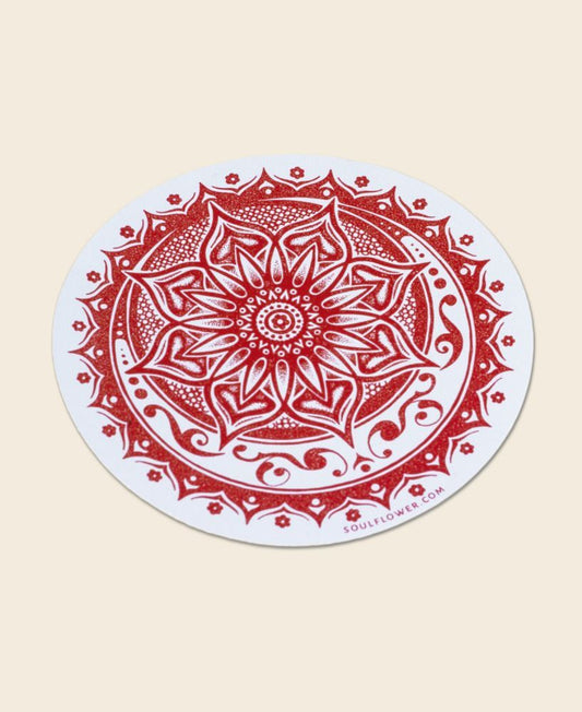 Sunflower Mandala Sticker