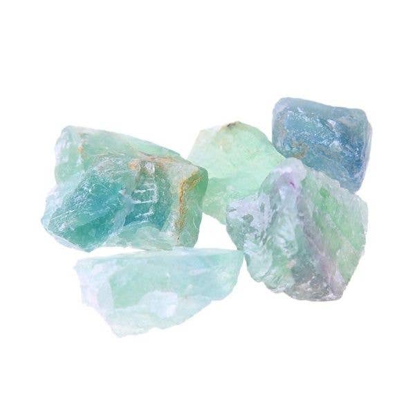 Green Fluorite Rough Stones
