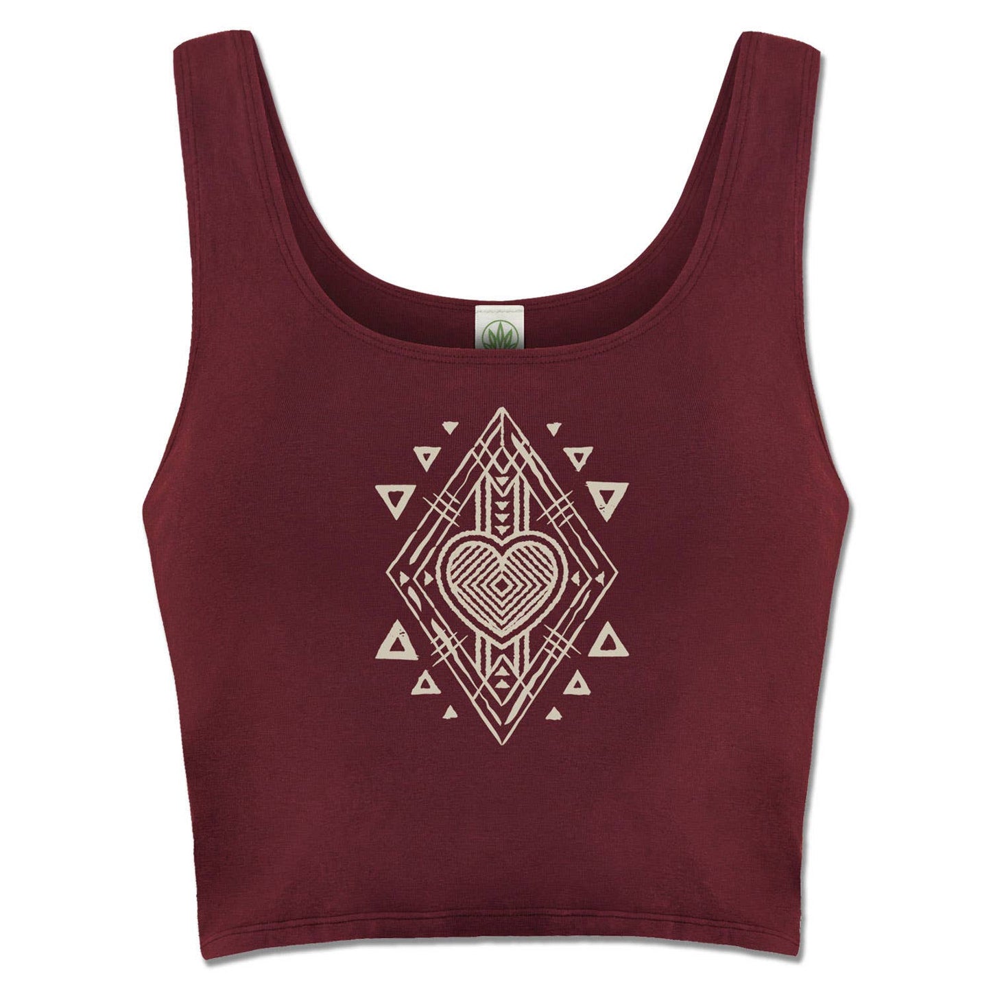 Love Warrior Organic Cropped Tank