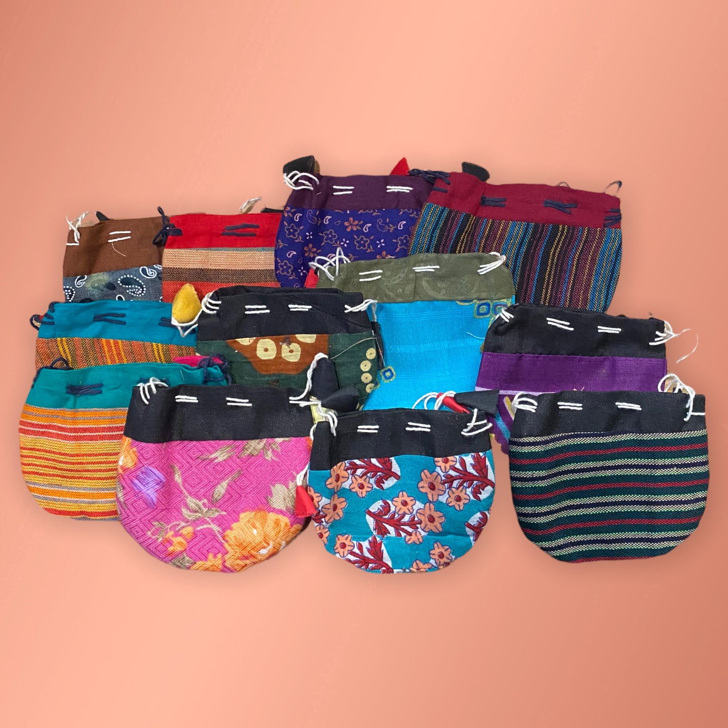 Small Drawstring Thali Bag