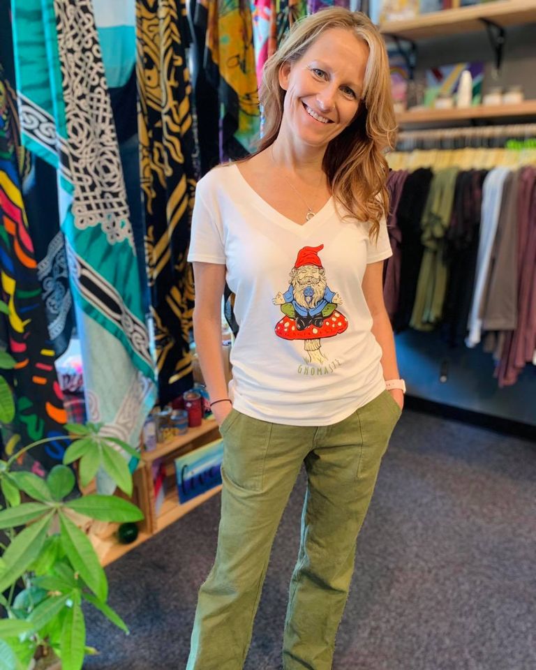 Gnomaste Hemp Viscose V-Neck