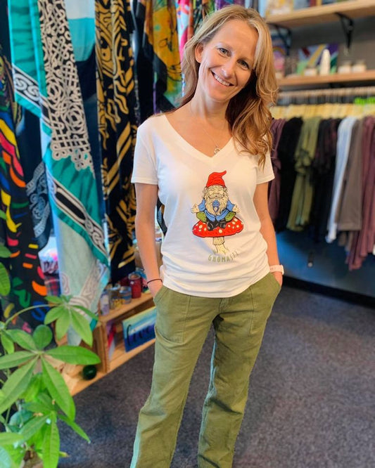 Gnomaste Hemp Viscose V-Neck