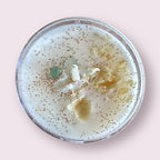 Midnight Jasmine: Soy Candles with Herbs and Crystals