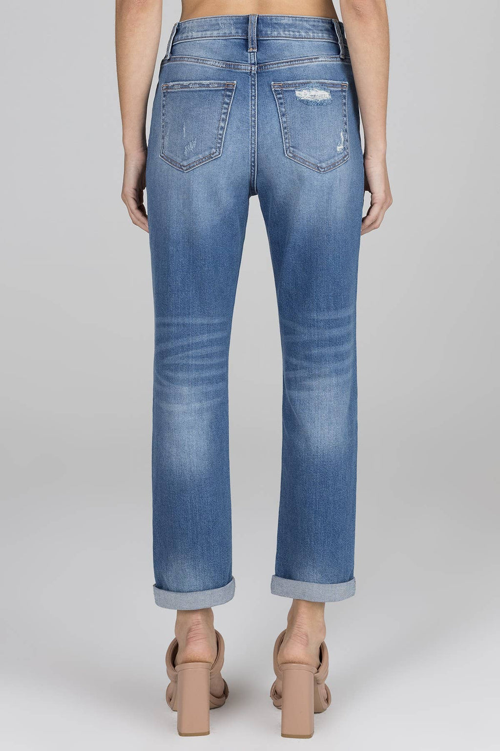 High Rise Boyfriend Jeans