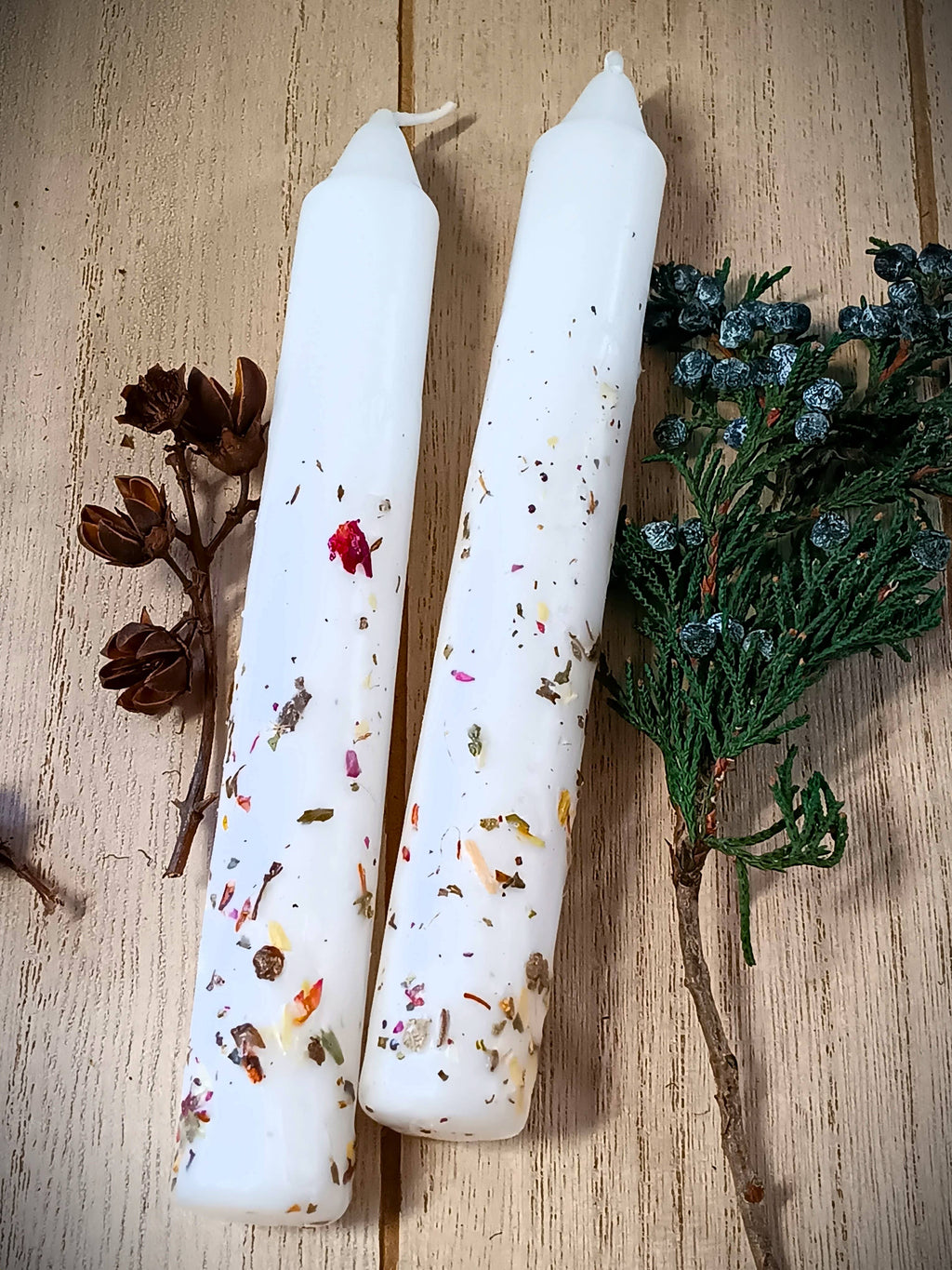 Selene Herbal Intention 6-inch Candles