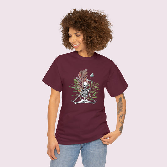 Botanical Mediation Skeleton Unisex T-Shirt