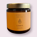 4oz Amber Crystal Candles - Citrine - Success