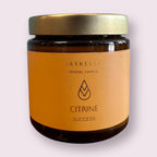 4oz Amber Crystal Candles - Citrine - Success
