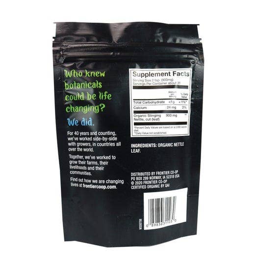 Stinging Nettle Leaf, Certified Organic, Kosher 0.99 Oz.