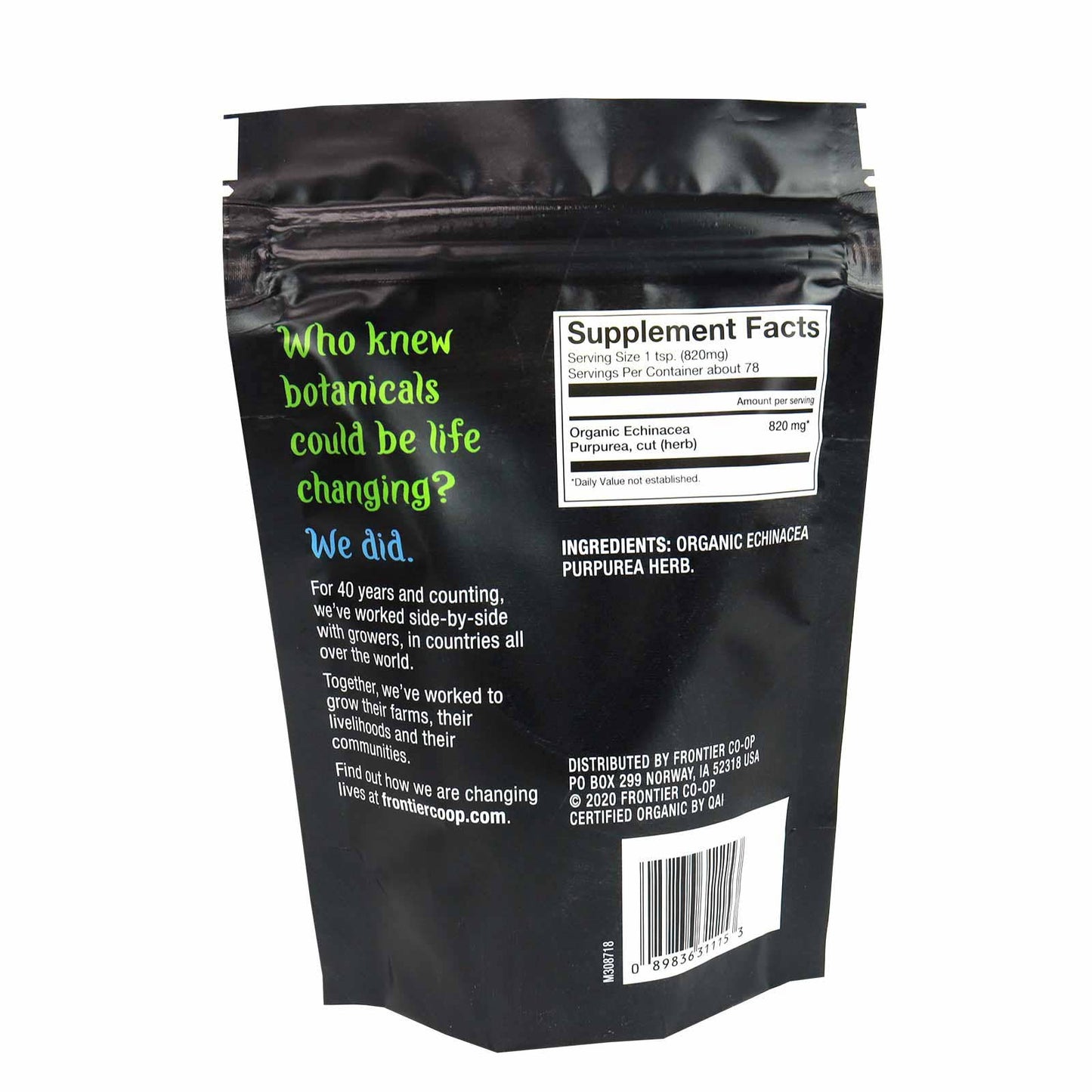 Herbs for Wellness Echinacea Purpurea, Organic, 2.26 Oz