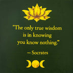 Small Cotton Banner - Socrates Quote (Each): Socrates