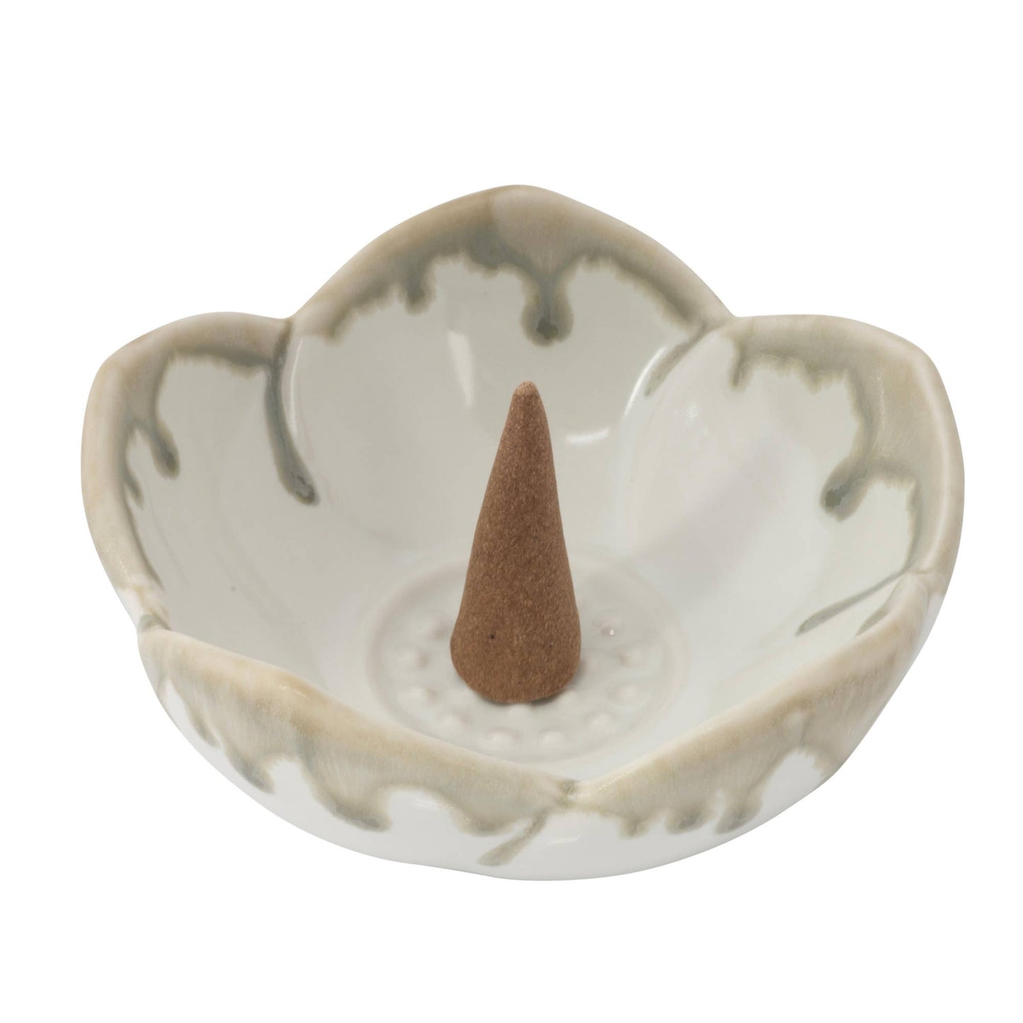 LOTUS CERAMIC TRINKET BOWL