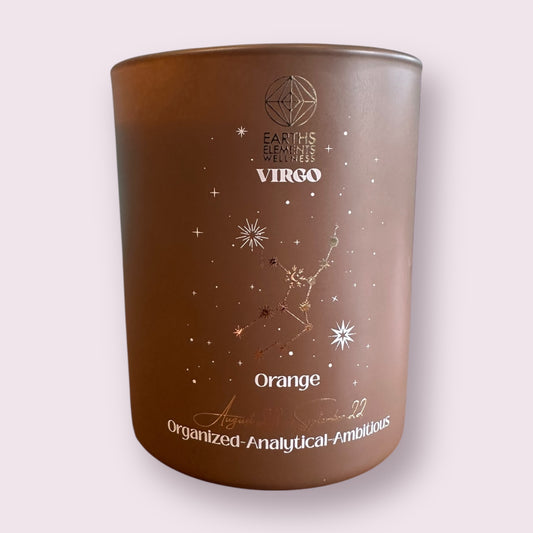 Virgo Zodiac Candle