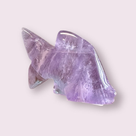 Amethyst Carved Fish