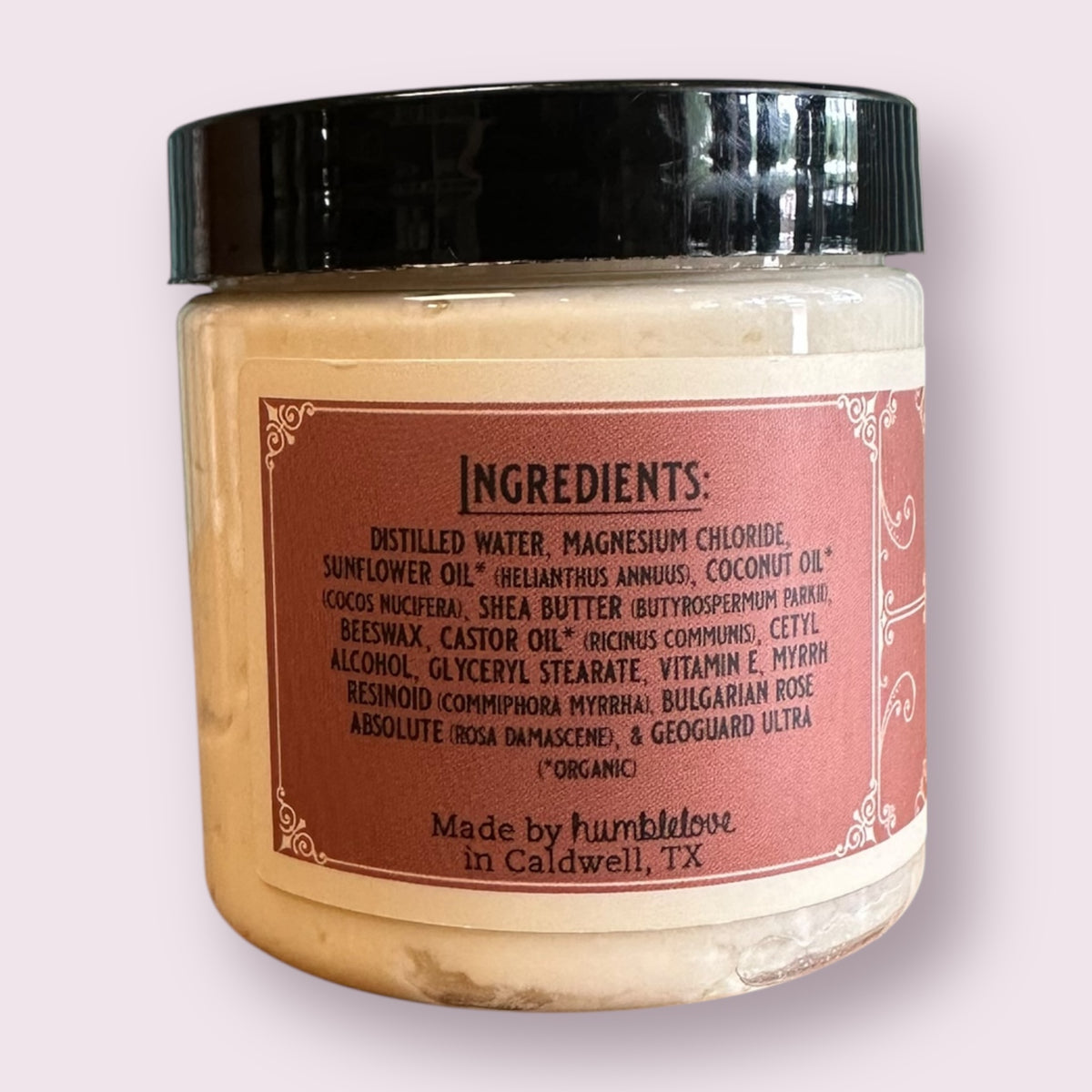 Magnesium Cream - Rose + Myrrh 4 oz