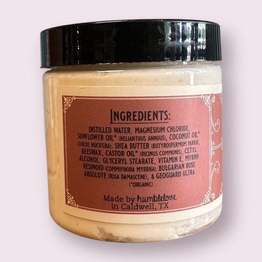 Magnesium Cream - Rose + Myrrh 4 oz