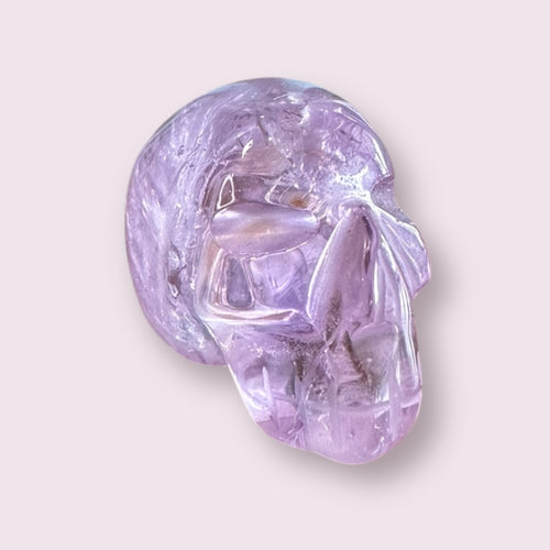 Amethyst Carved Skull 1 in.