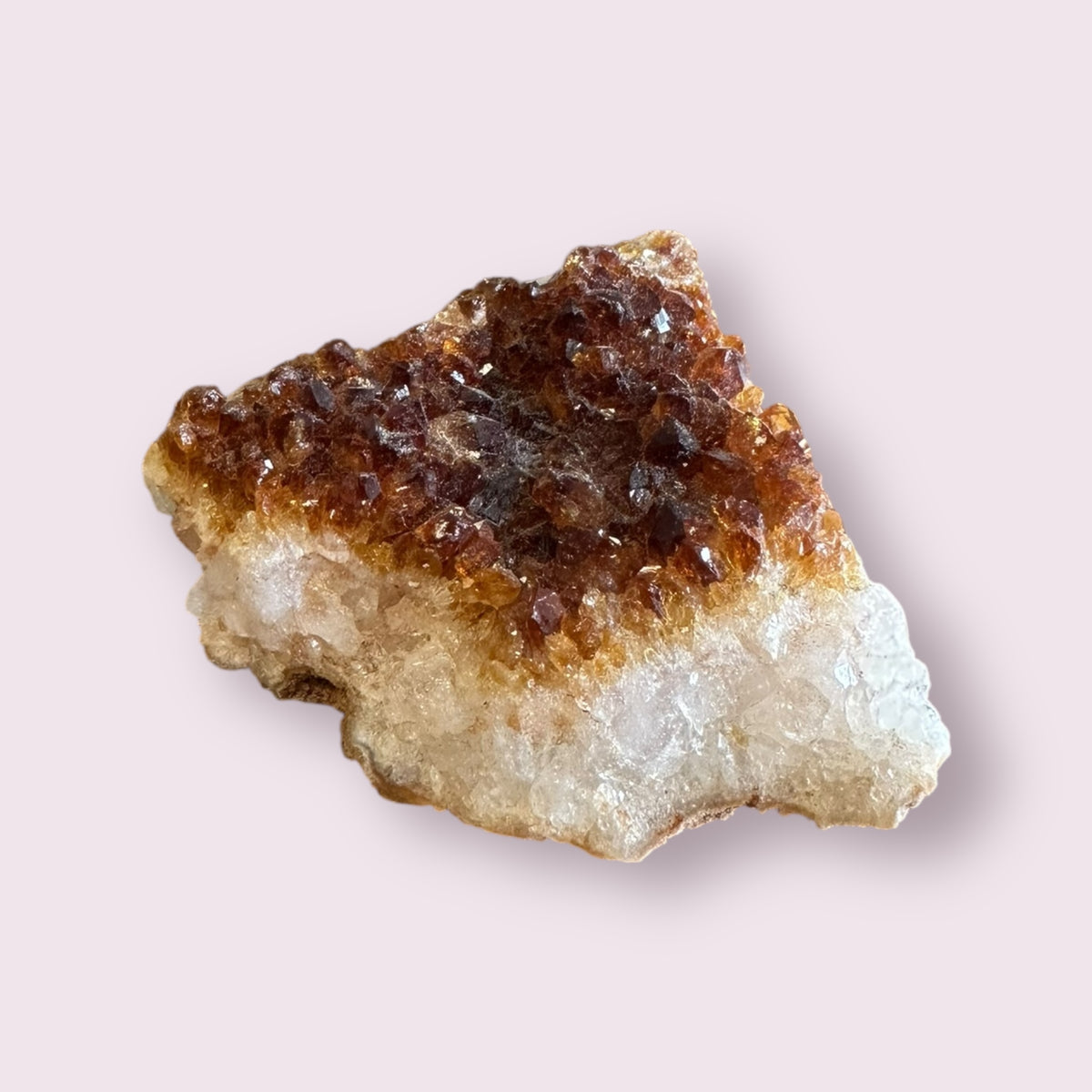 Citrine Clusters Flat