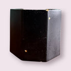 Raw Amethyst Candle Holder | Planter | Black, Black Crystal Candle