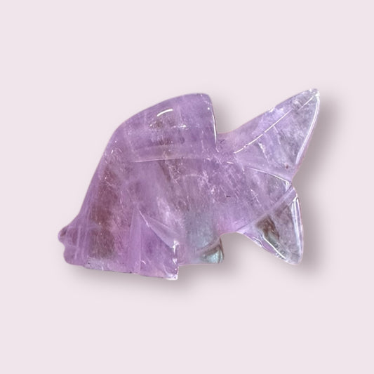 Amethyst Carved Fish