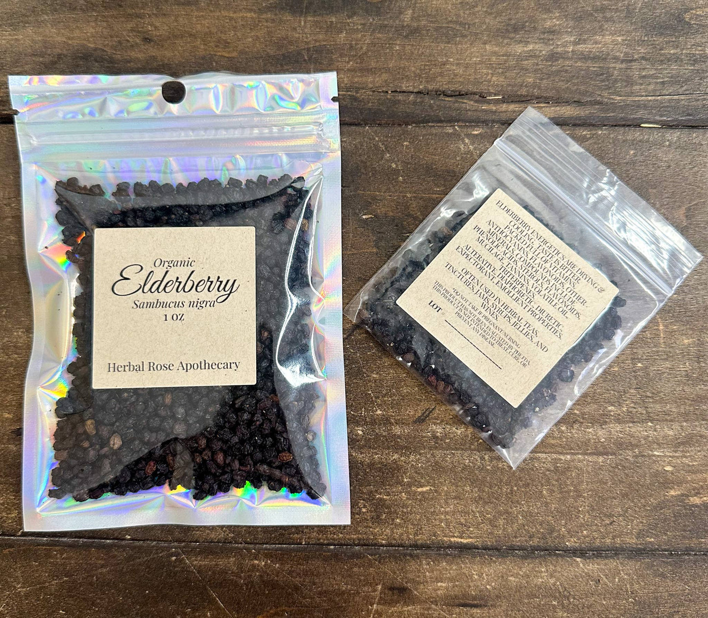 Organic Elderberry: 8g