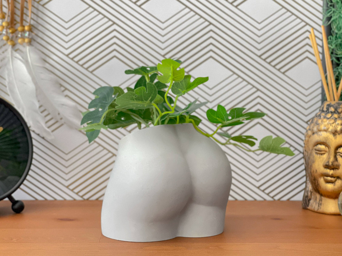 Butt Planter, Woman Booty Pot, Boob Body Planter Female Vase