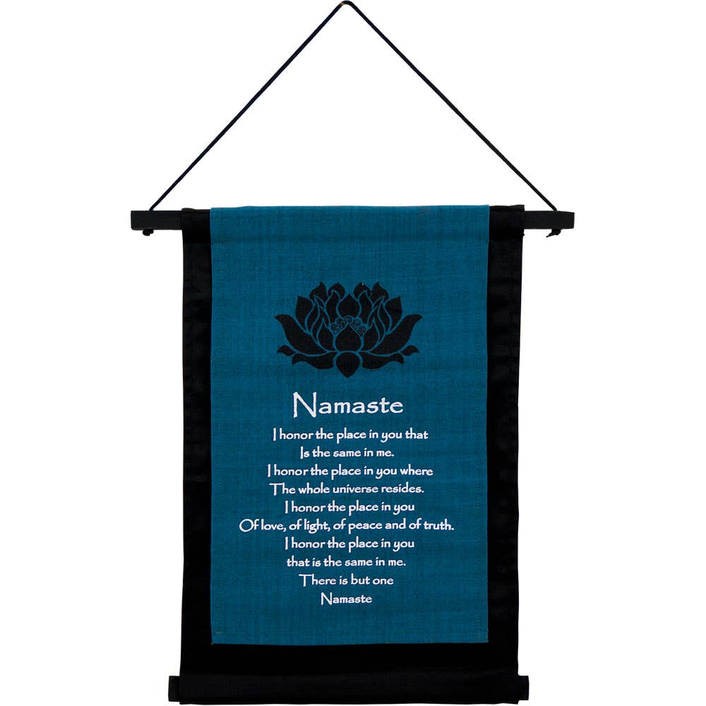 Small Cotton Banner - Namaste (Each)