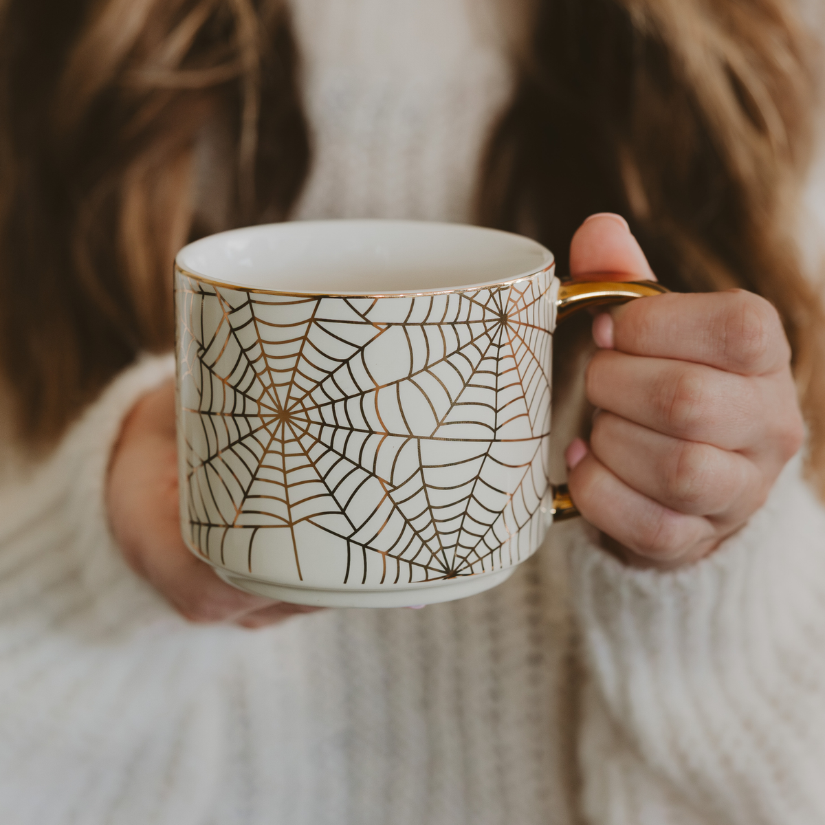 Spiderwebs Coffee Mug - Halloween Decor & Gifts