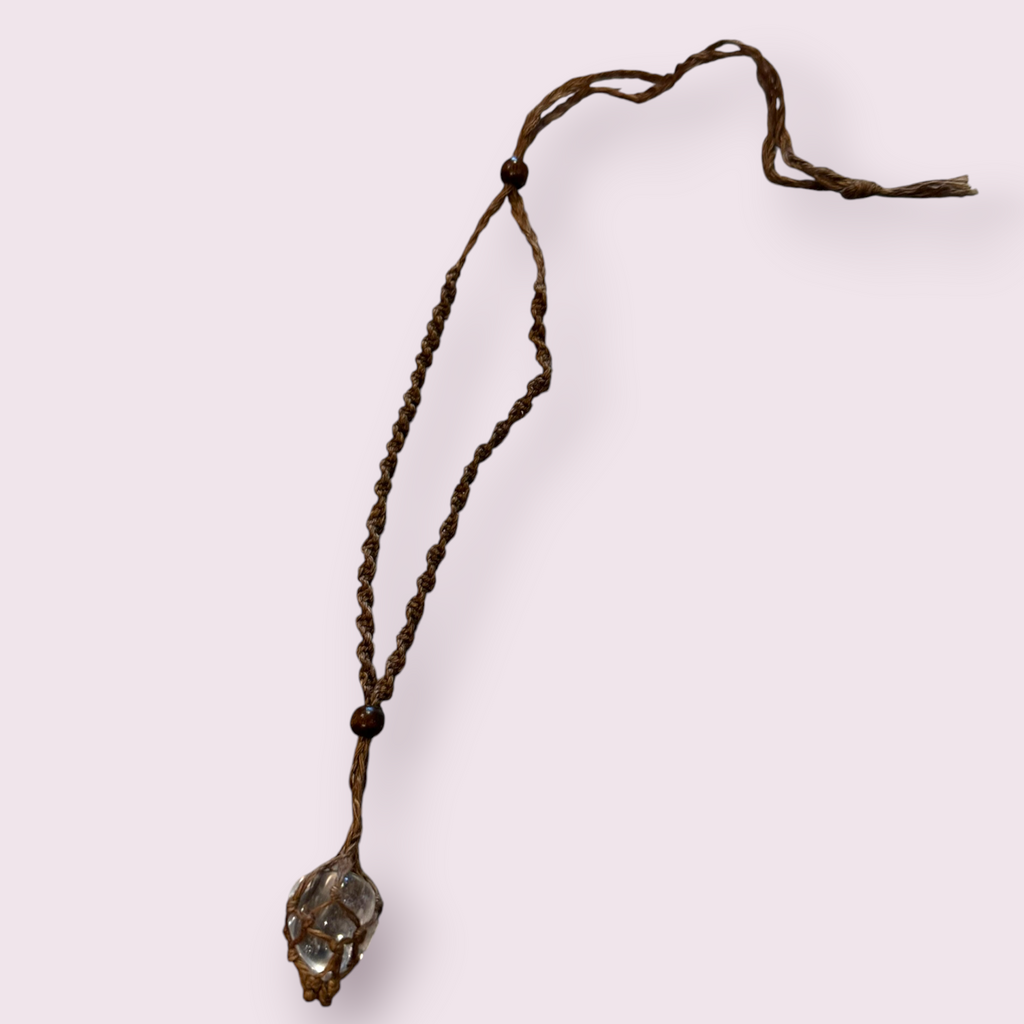 Hemp Hippie Necklace for Tumbled Stones - Empty Asst'd