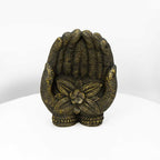 Volcanic Stone Incense Holder Buddha Offering Hands Lotus: Buddha
