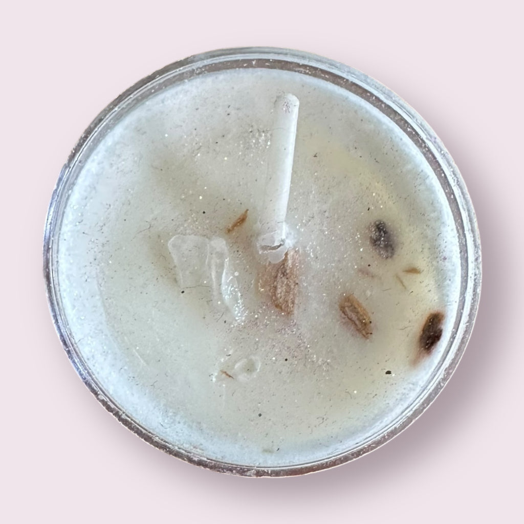 Palo Santo: Soy Candles with Herbs and Crystals