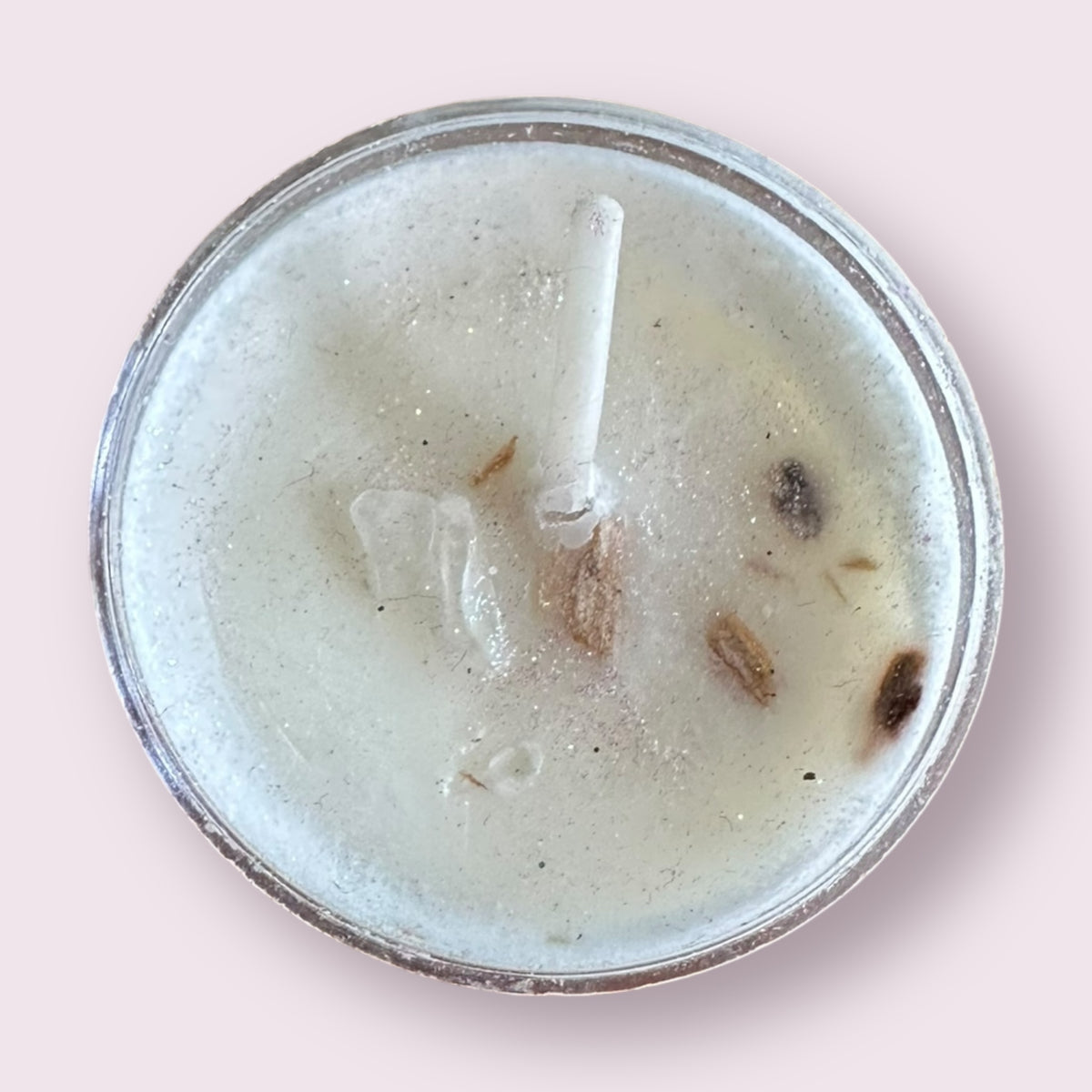 Palo Santo: Soy Candles with Herbs and Crystals