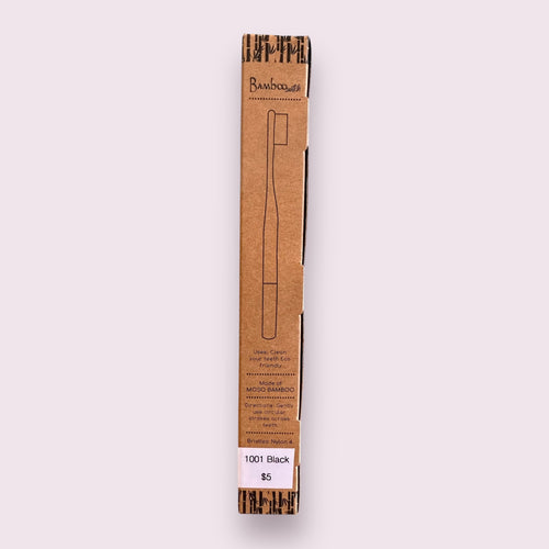 Adult Bamboo Toothbrush | Black