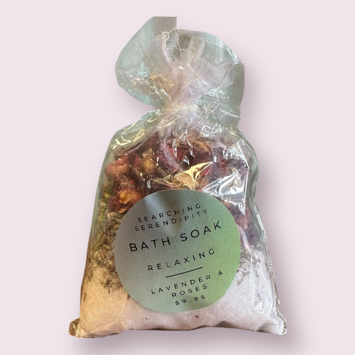 Herbal Bath Soak Calming Bath Soak- Epsom Salt-Lavender-Roses