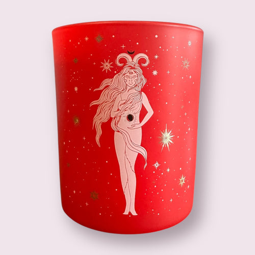 Aries Zodiac Candle