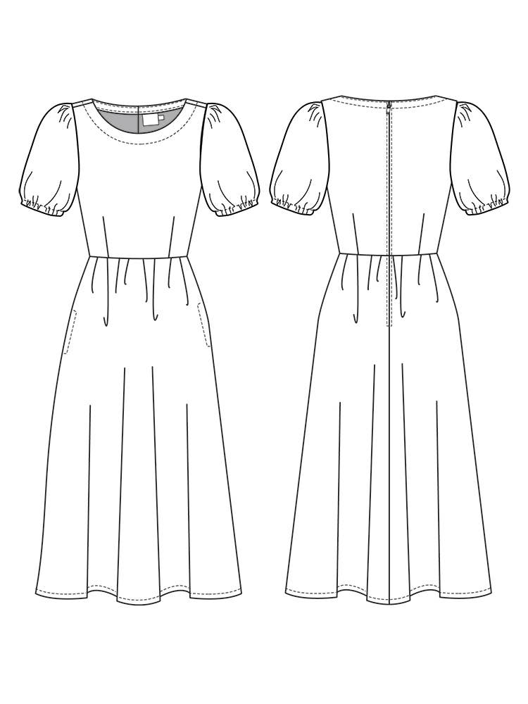 Sydney Midi Dress Vine Twist Sand