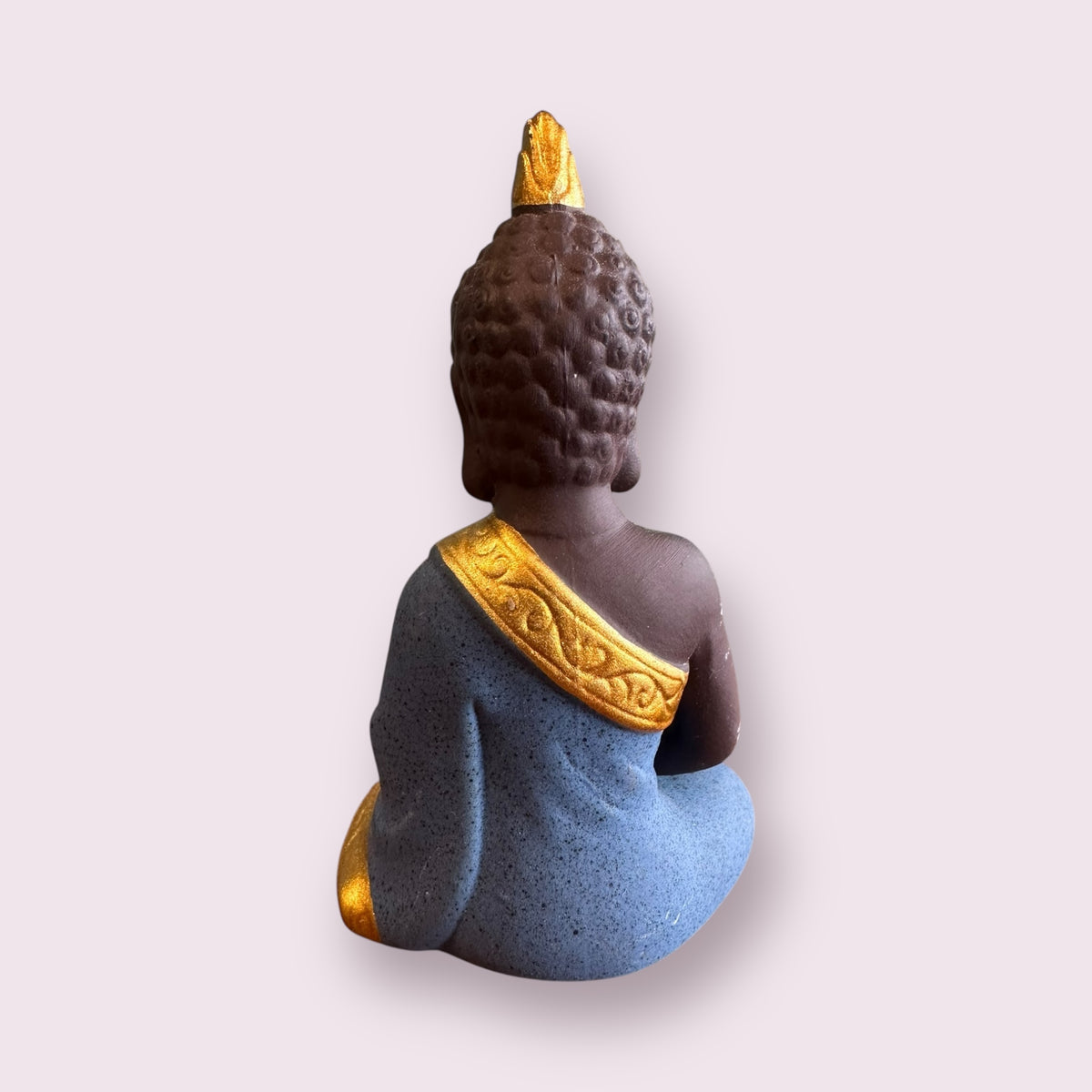 Ceramic Meditating Buddha - Blue