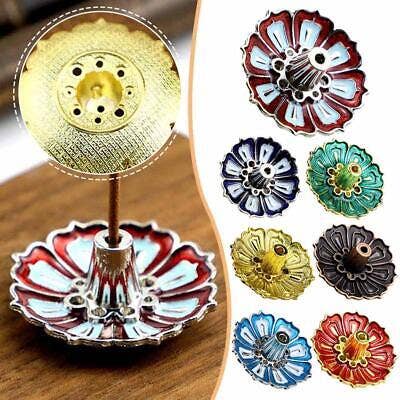 Random Color Enamel Lotus Incense Holder – Mini & Decorative