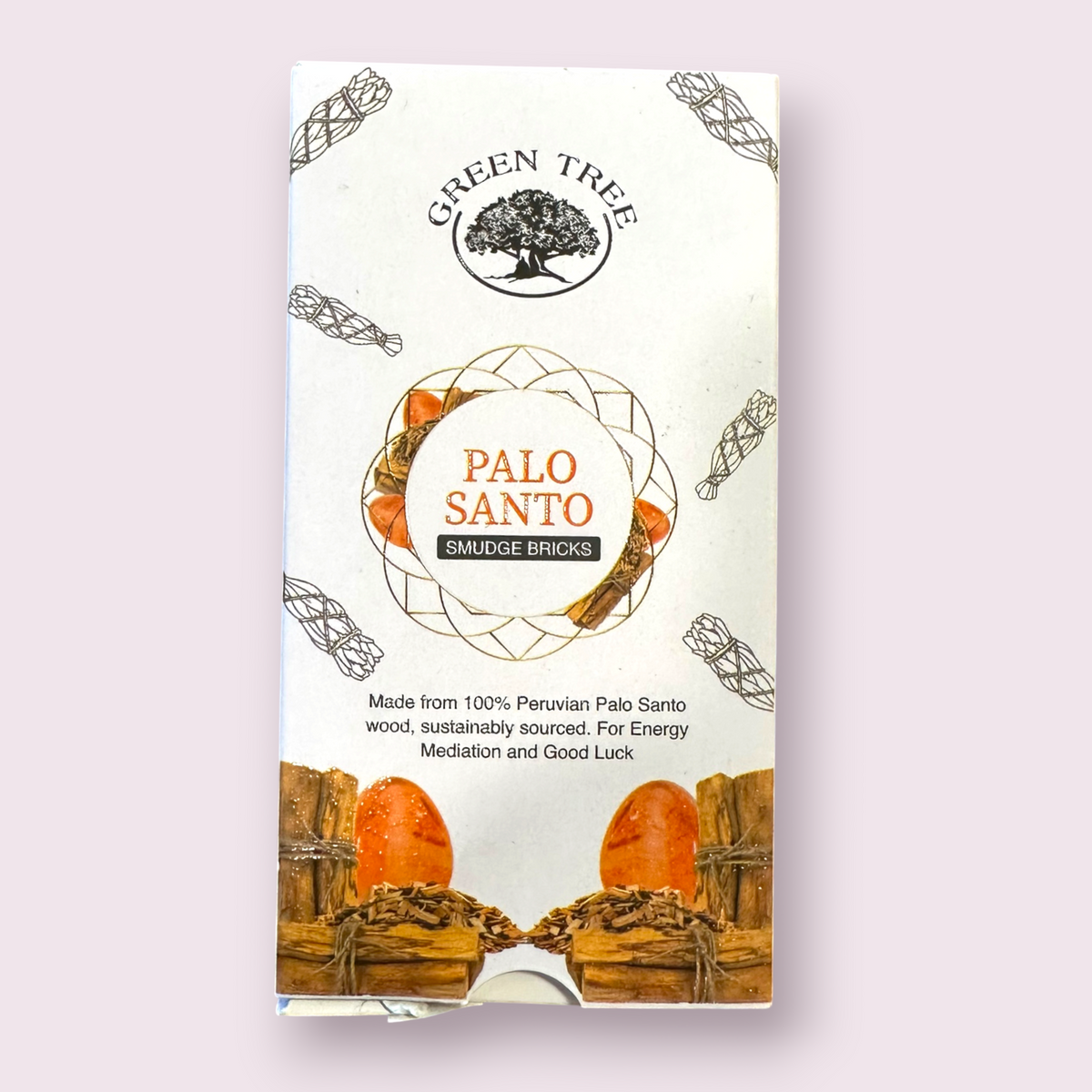 Green Tree Smudge Bricks - Palo Santo (Pack of 15)