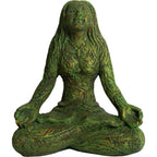 Volcanic Stone Statue - Mother Earth Lotus Pose