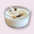 Frankincense & Myrrh: Soy Candles with Herbs and Crystals