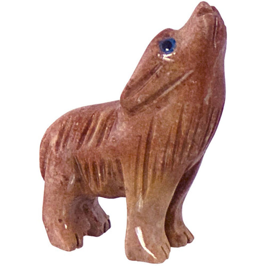 Spirit Animal 1.25-inch Wolf Dolomite