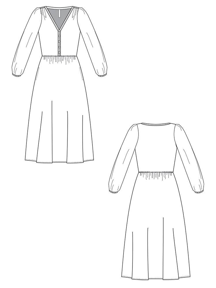 Mia Dress Honeycomb