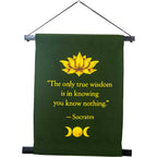 Small Cotton Banner - Socrates Quote (Each): Socrates