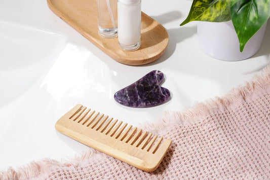 Amethyst Gua Sha | Facial Stone | Earth Day Bestseller